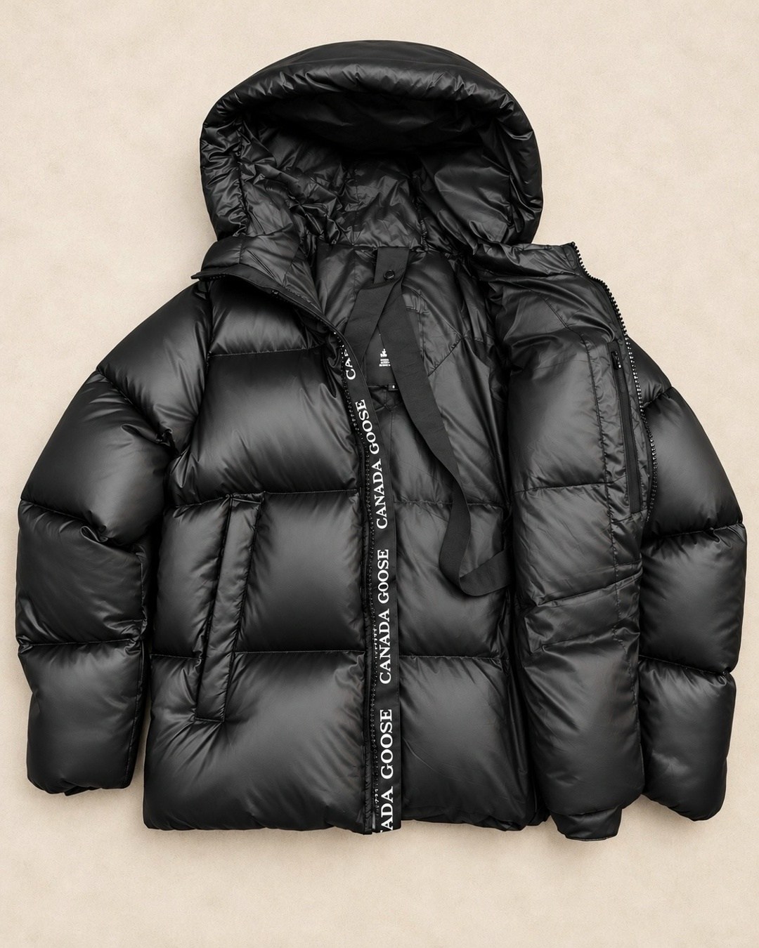 пуховик canada goose,пуховик мужской canada goose,canada goose crofton пуховик чёрный,пуховик canada goose crofton,пуховик crofton с капюшоном canada goose черный