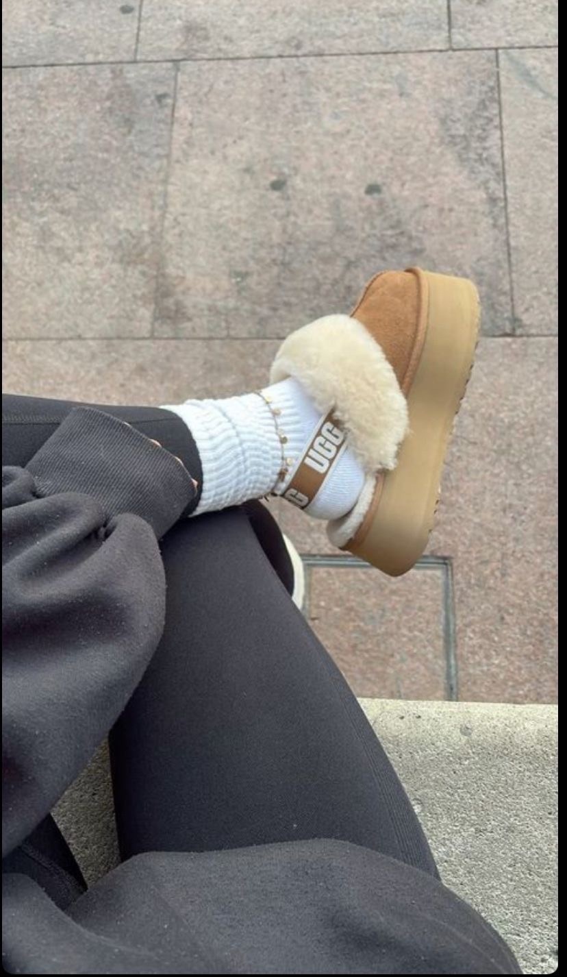 ugg funkette slipper chestnut,женские угги,угги женские ugg,угги ugg,