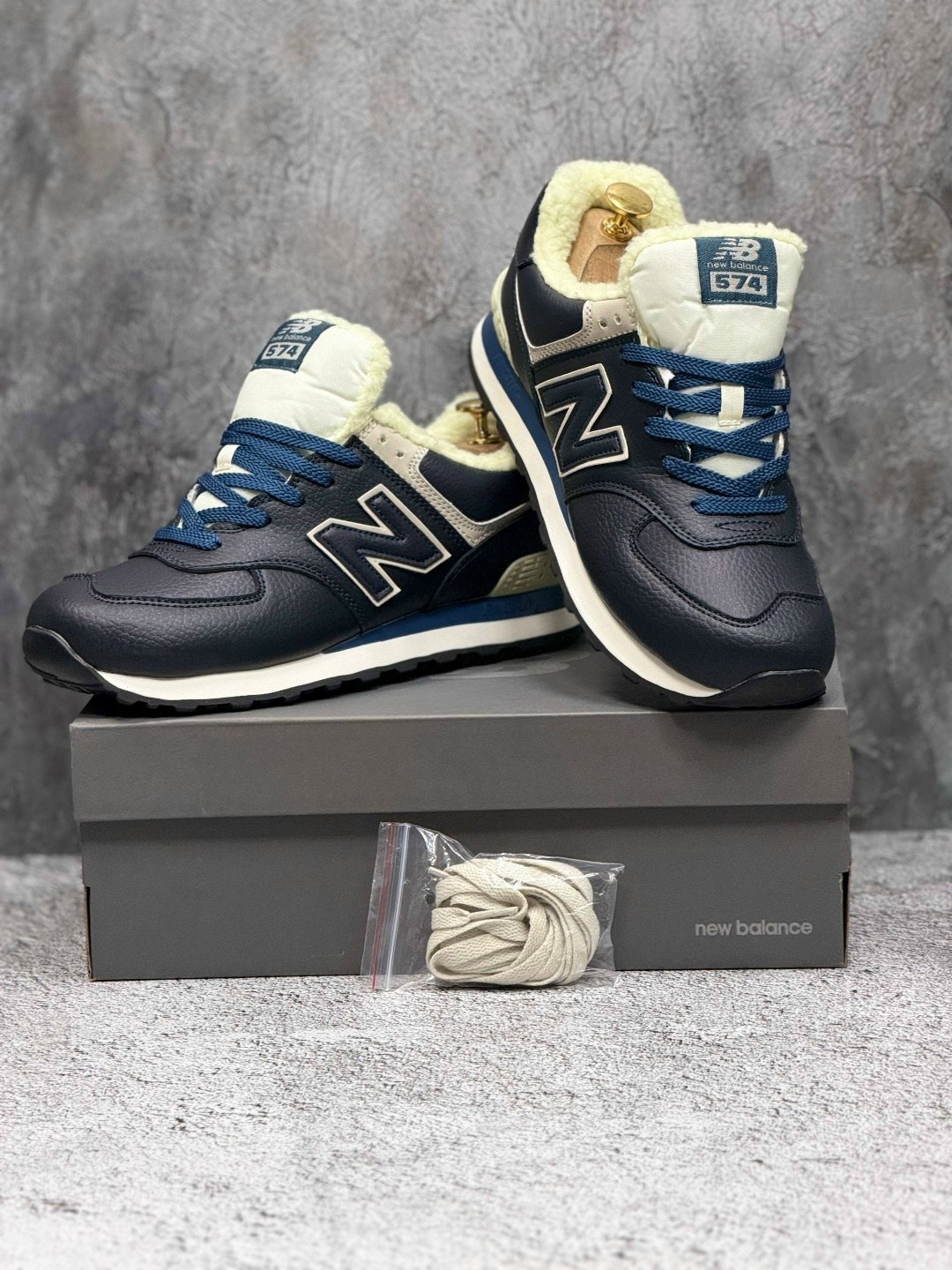 зимние кроссовки new balance 574,зимние кроссовки new balance,кроссовки new balance 574,кроссовки new balance 574 с мехом,кроссовки new balance 574 santa синие с мехом