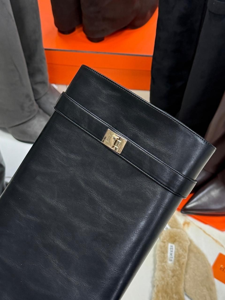 сапоги hermes,сапоги натуральная кожа hermes hermes цвет черный,женские сапоги hermes,женские кожаные сапоги hermes чёрного цвета,сапоги женские hermes кожаные размер 36-40