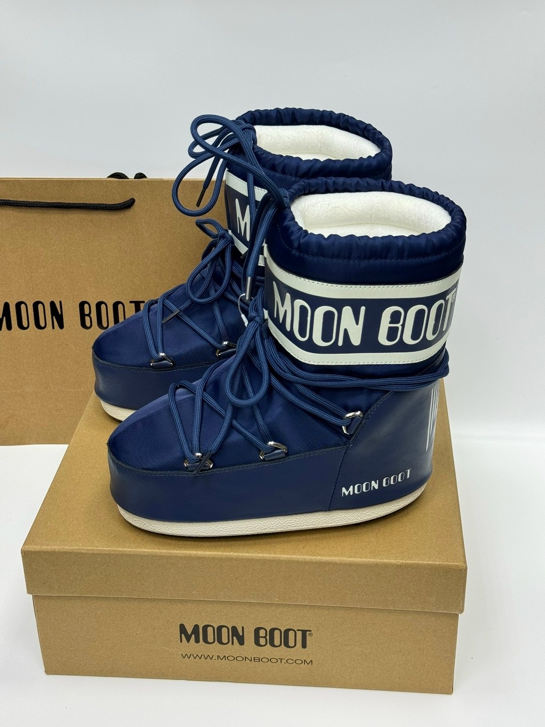 moon boot kids дутые сапоги с логотипом синий,луноходы moon boot,луноходы унисекс moon boot 80d1409340 синие 35 eu; 38 eu,мун бут,