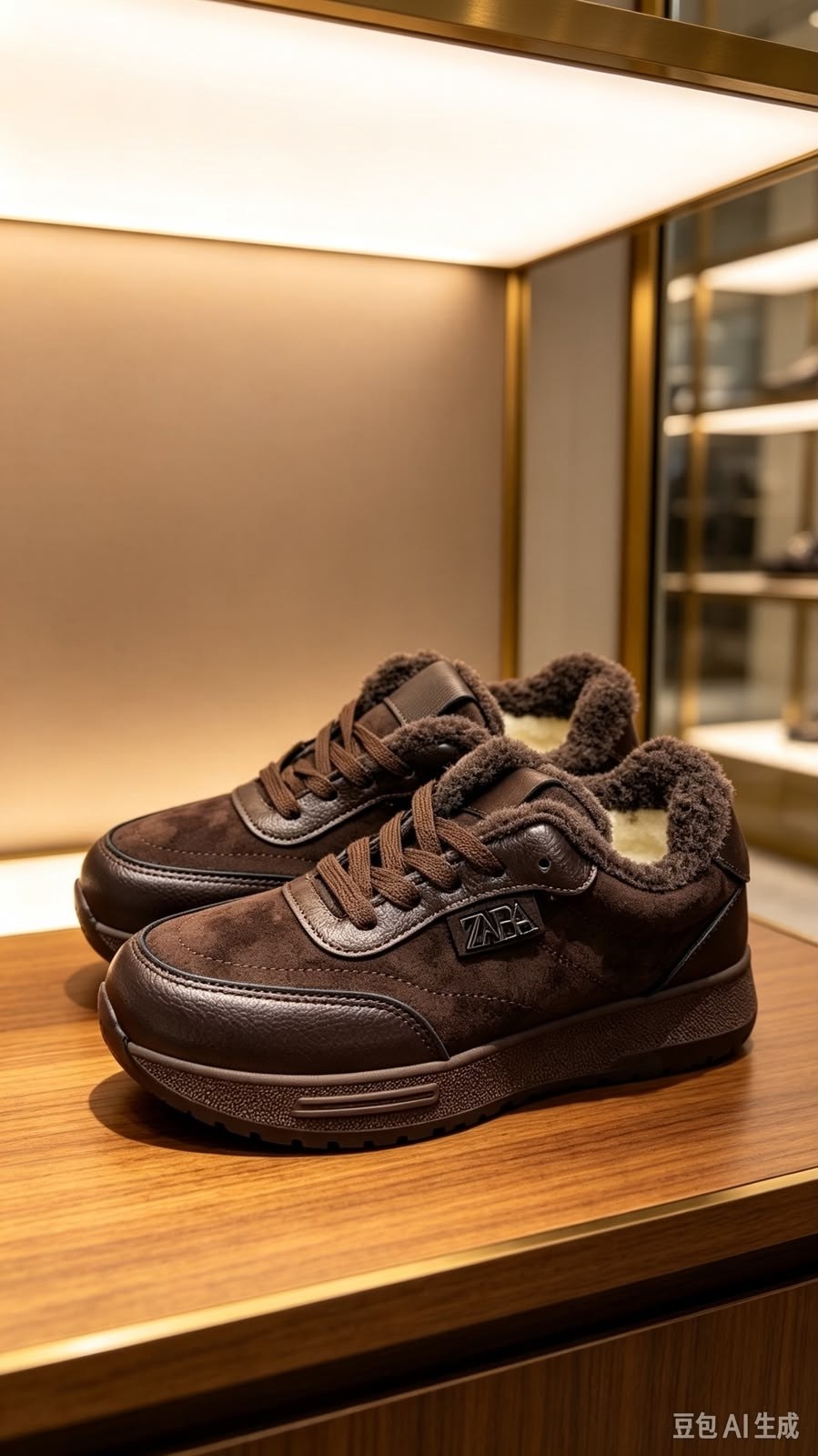 ,кроссовки ugg,зимние замшевые кроссовки с мехом prada trail коричневые,кроссовки зимнее,кроссовки зимние женские