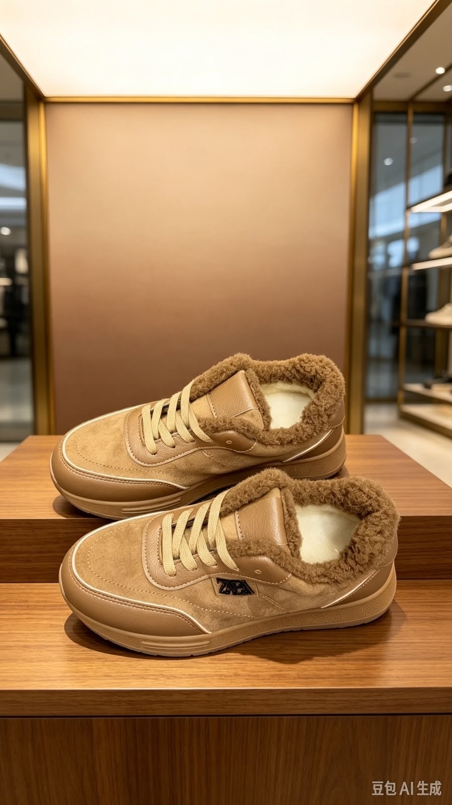 ,кроссовки ugg,зимние замшевые кроссовки с мехом prada trail коричневые,кроссовки зимнее,кроссовки зимние женские