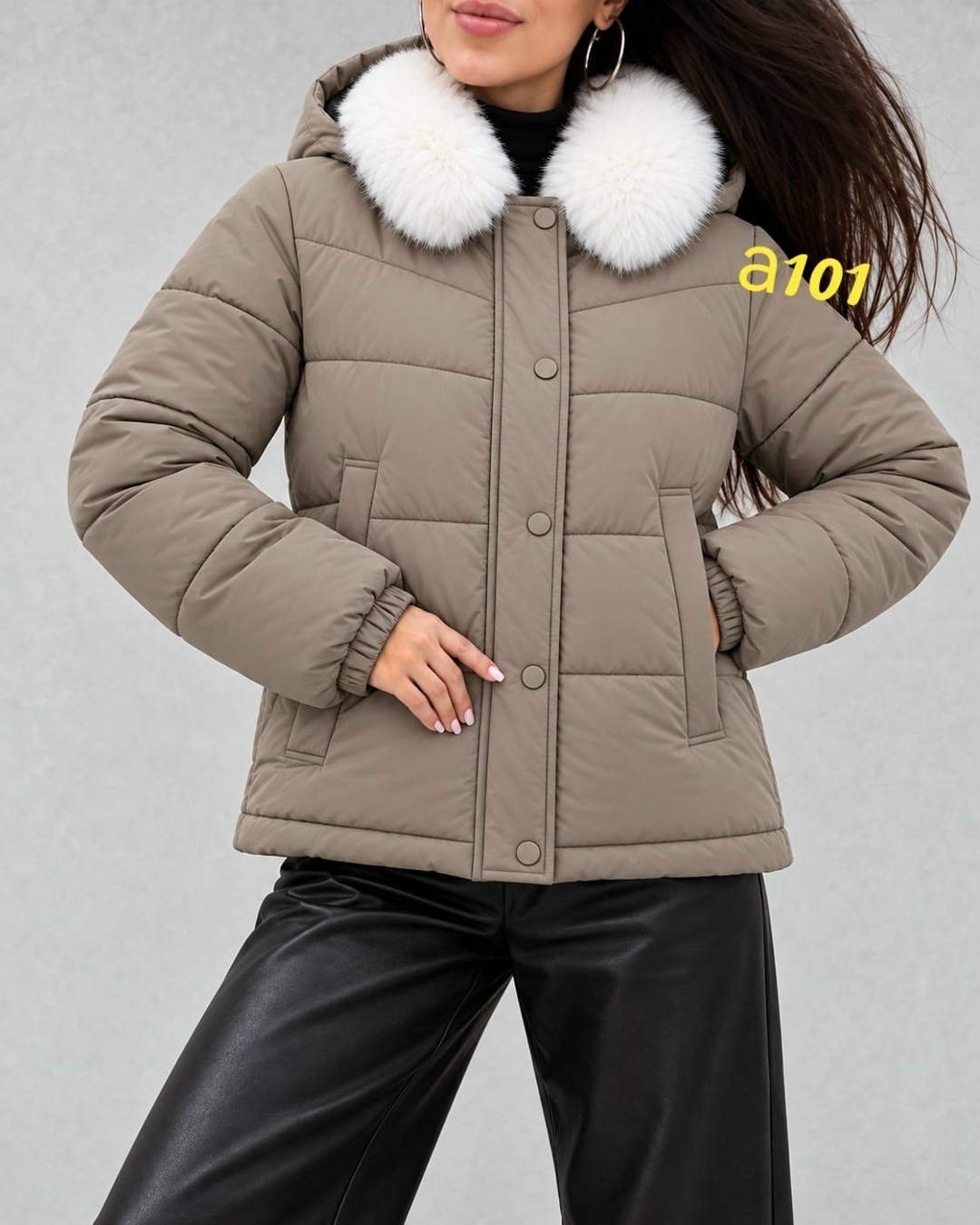 куртка женская зимняя,куртка короткая зимняя экокожа с мехом dh fashion,женская куртка,куртка,зимняя куртка