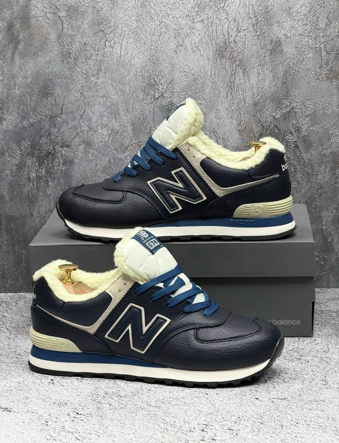 зимние кроссовки new balance 574,зимние кроссовки new balance,кроссовки new balance 574,кроссовки new balance 574 с мехом,кроссовки new balance 574 santa синие с мехом