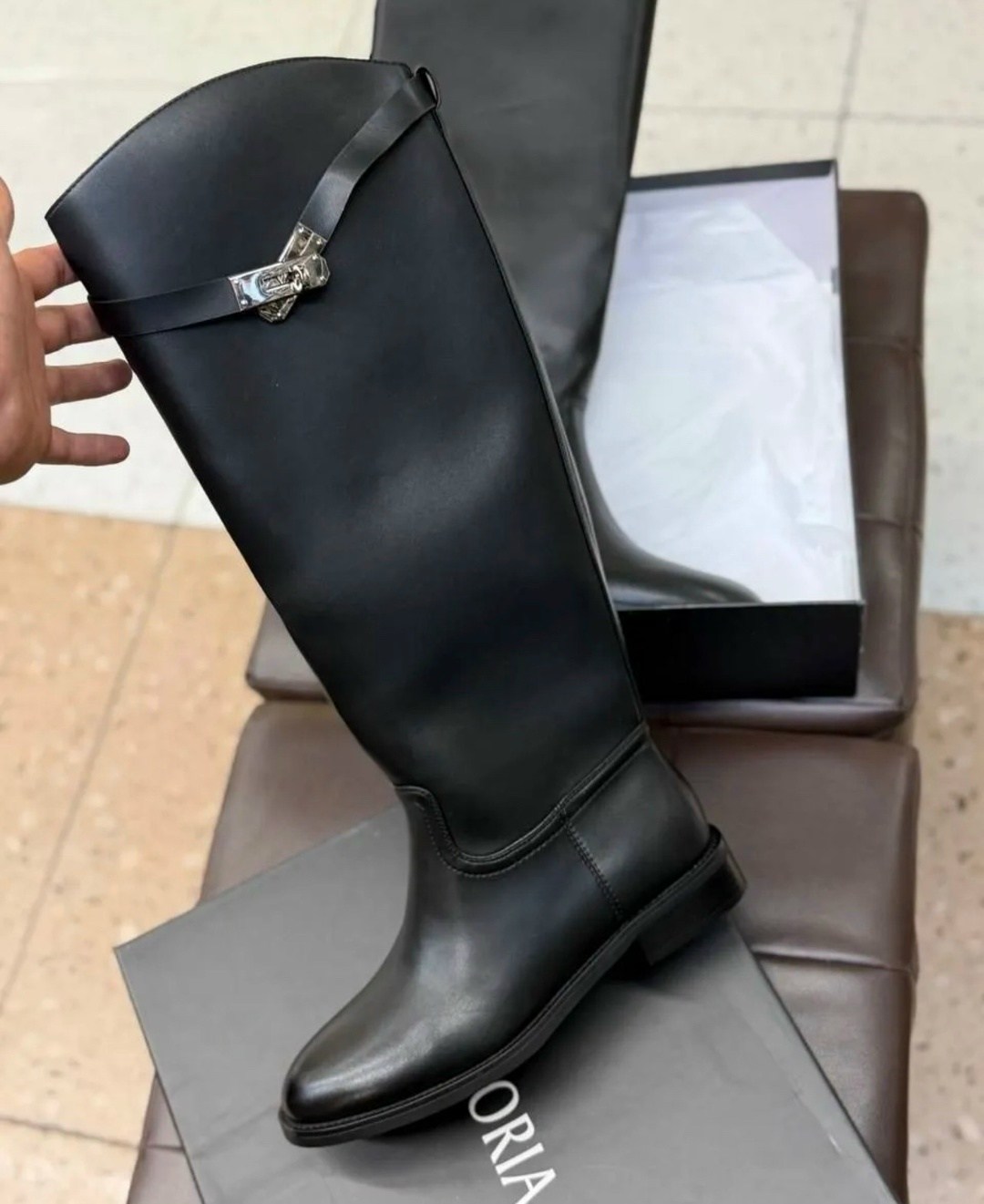 сапоги hermes,сапоги,hermes сапоги женские,женские кожаные сапоги hermes чёрного цвета,женские сапоги