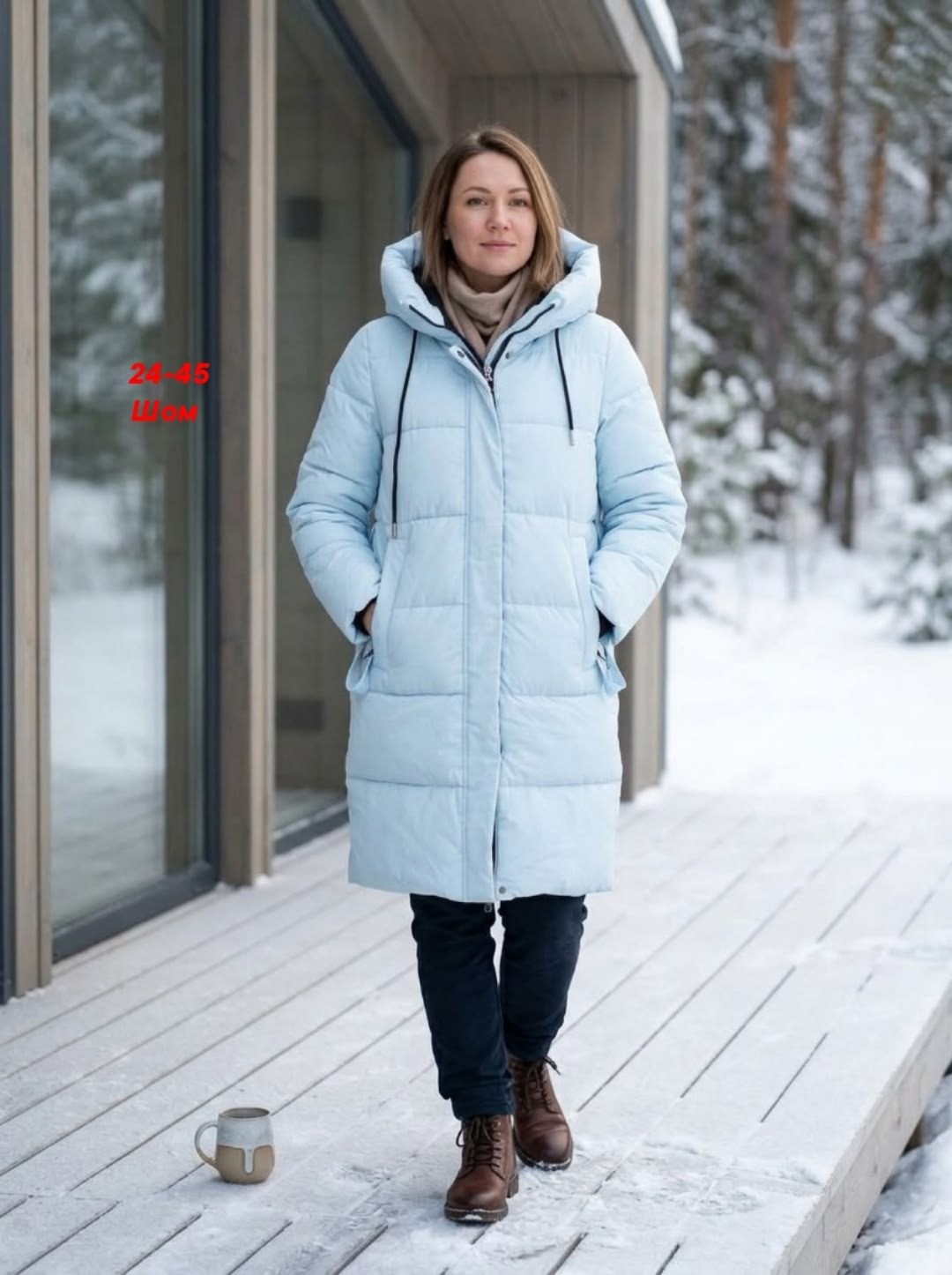 пуховик зимний удлиненный с капюшоном ohara,женские пуховики,куртка женская зимняя,зимнее полупальто,бежевый пуховик