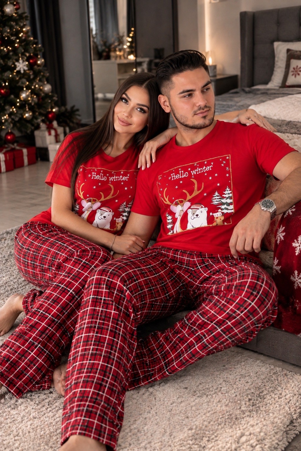 пижама новогодняя,мужская новогодняя пижама happyfox,пижама женская,пижамы новогодние family look,пижама семейная новогодняя