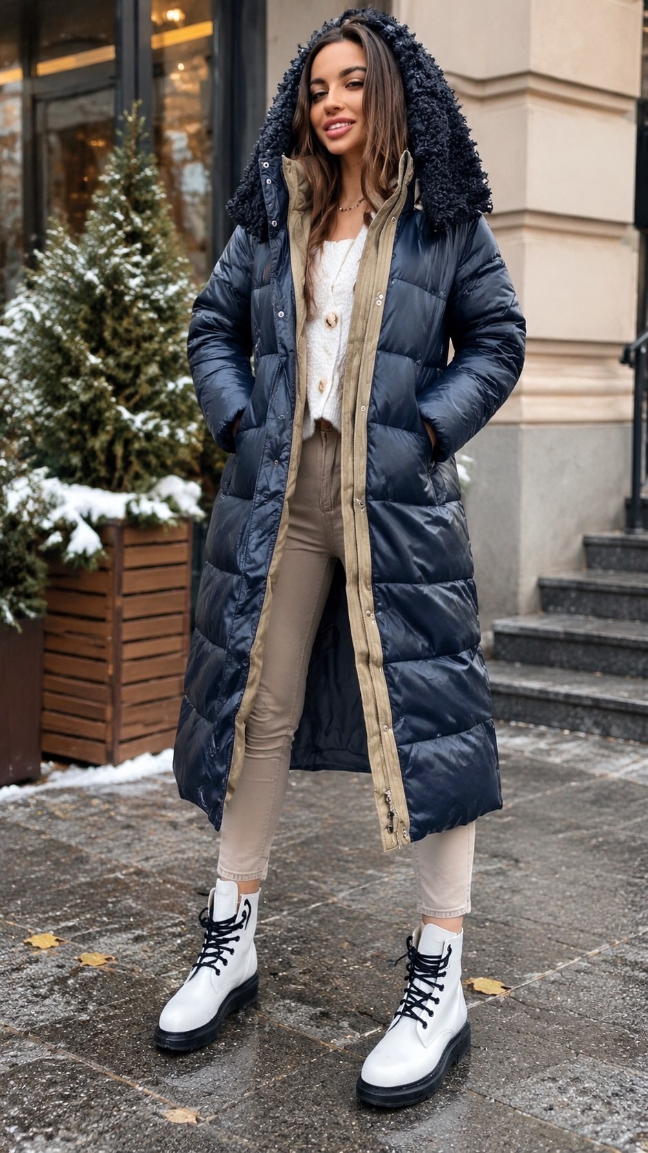 куртка зимняя длинная оверсайз пуховик ladylin,пуховик женский,женский зимний пуховик,пуховик,удлиненная куртка зимняя