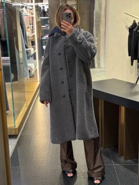 пальто плюшевое,пальто оверсайз,теплое пальто,шерстяное пальто,пальто шуба