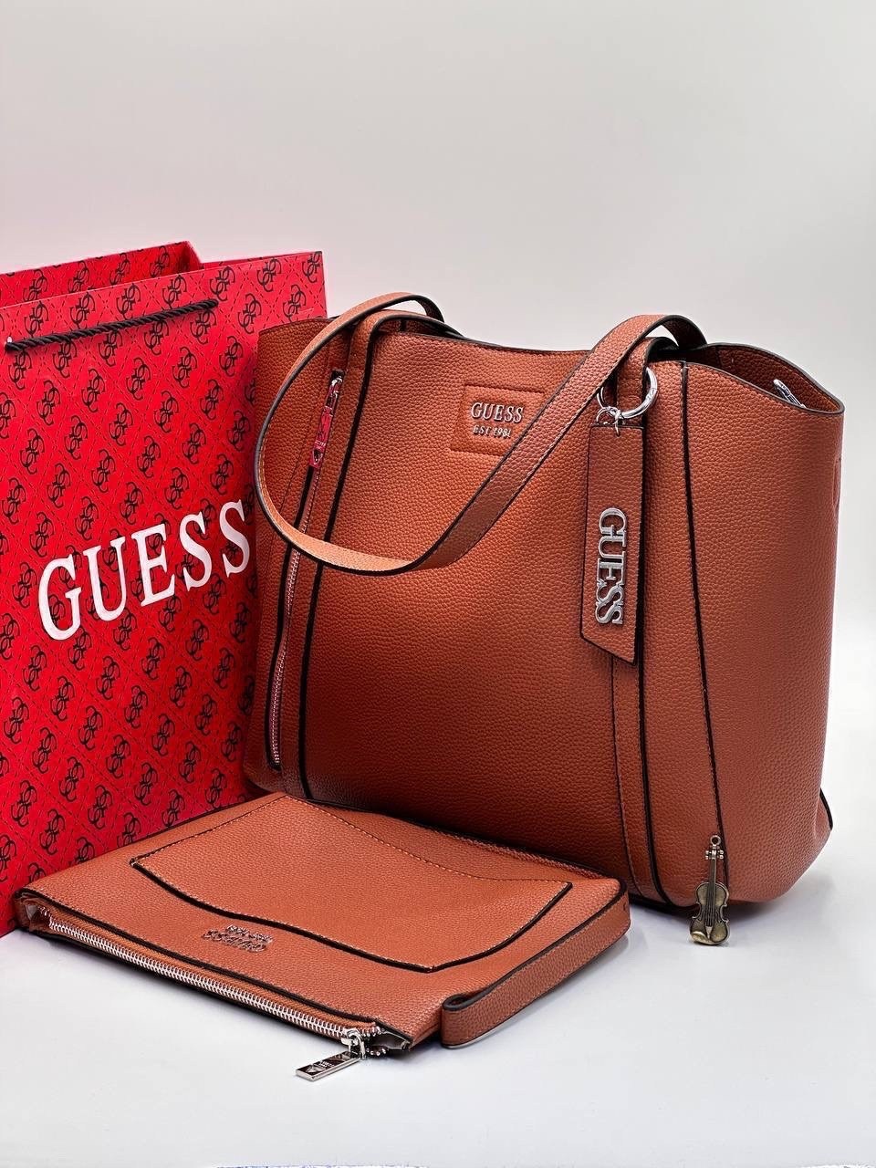 cумка guess,сумка шоппер guess,сумка guess женская,сумка guess hwvb7881230 коричневый,сумка тоут guess