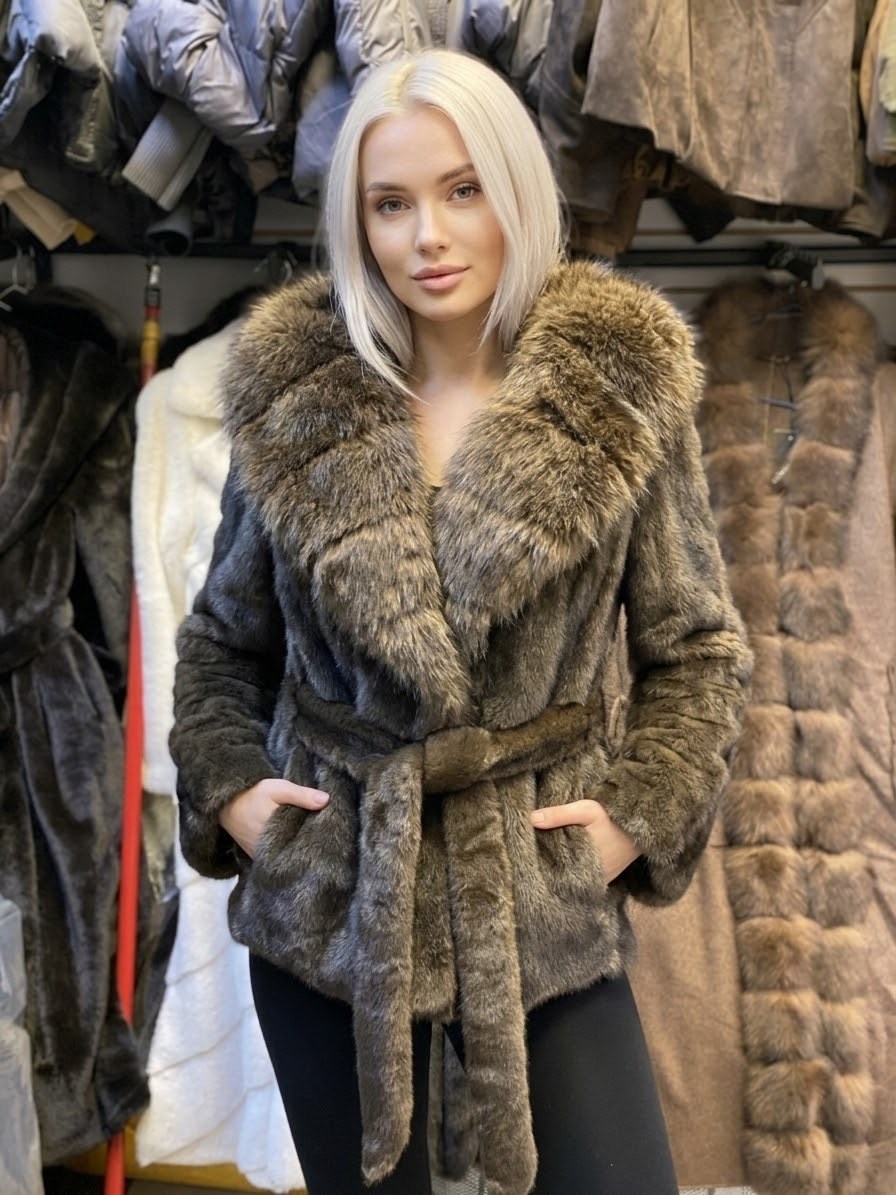 шуба норковая с капюшоном из соболя tsoukas bros,норковая шуба,шуба норковая с соболем,норковая шуба с капюшоном,шуба норковая женская