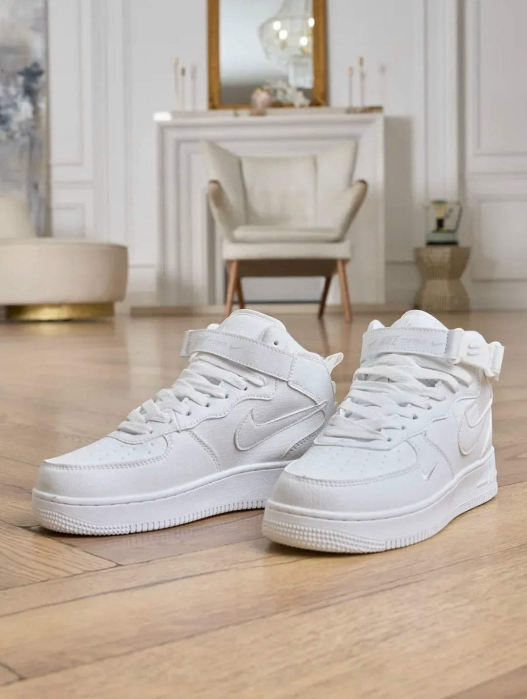 nike air force 1 mid white,nike air force 1 mid,кросcовки nike air force 1,кроссовки nike air force 1 белые,зимние кроссовки мужские найк белые аир форсе