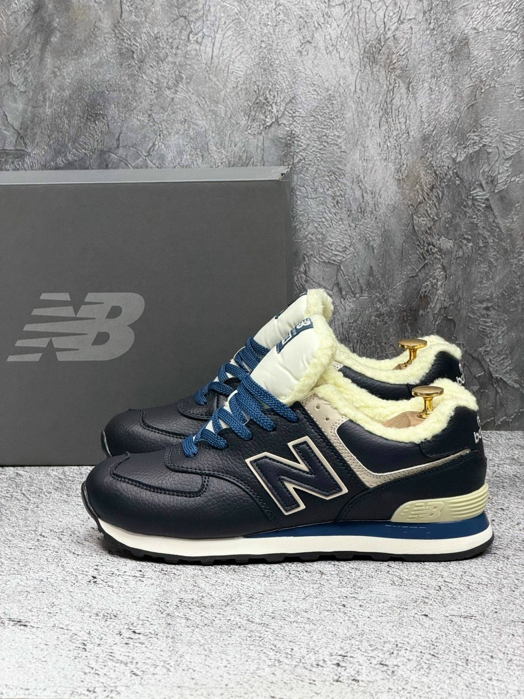 зимние кроссовки new balance 574,зимние кроссовки new balance,кроссовки new balance 574,кроссовки new balance 574 с мехом,кроссовки new balance 574 santa синие с мехом