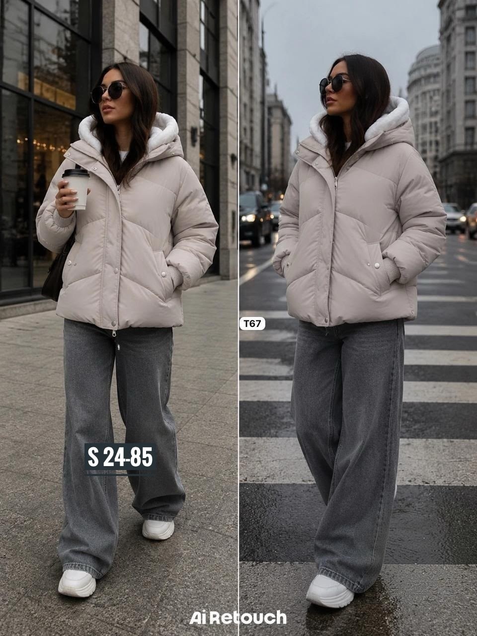 куртка короткая оверсайз с капюшоном swoya wear,куртка женская,куртка демисезонная,куртка женская бежевая,куртка зимняя с капюшоном оверсайз by button