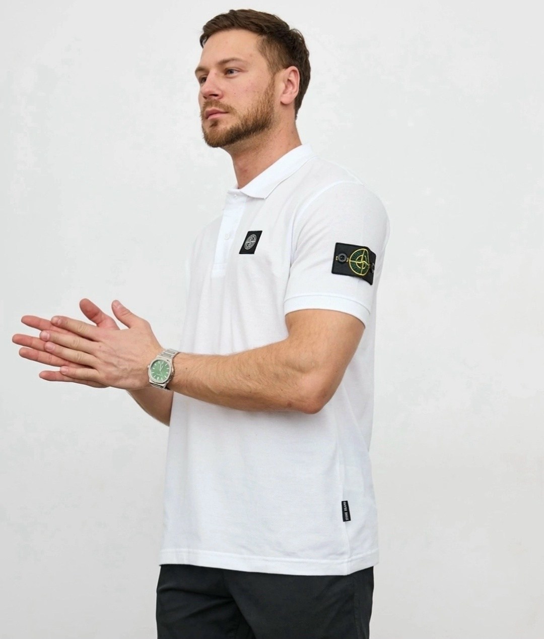 поло stone island,поло stone island поло,stone island,поло stone island с патчем,футболка поло stone island