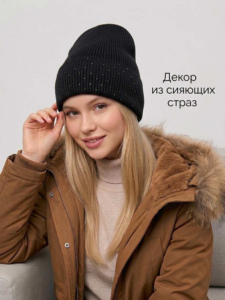 шапка-бини,шапка женская,шапка бежевого цвета,вязаные шапки,шапка тыковка