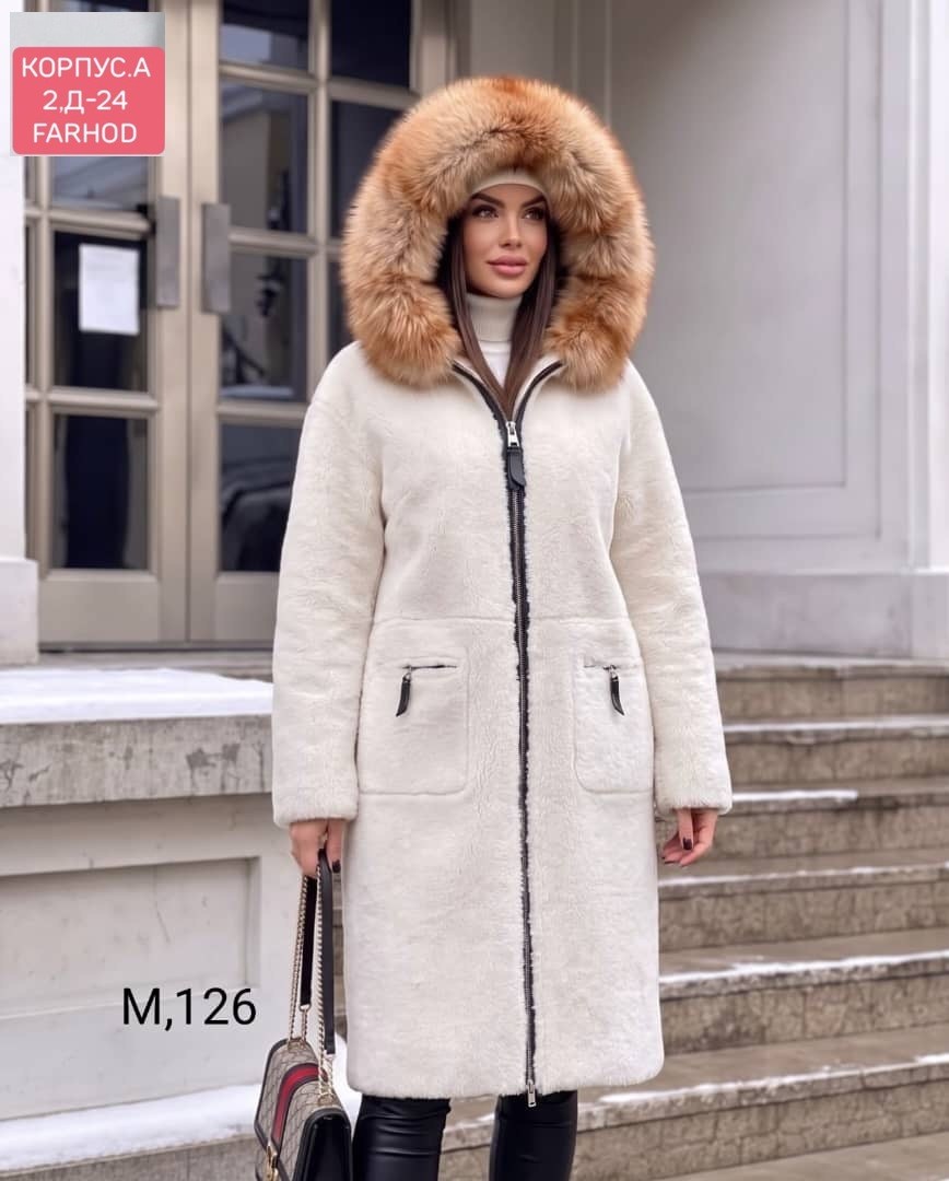 дублёнка женская,зимняя дубленка,дубленка зимняя с капюшоном,дубленка с капюшоном,двусторонняя дубленка