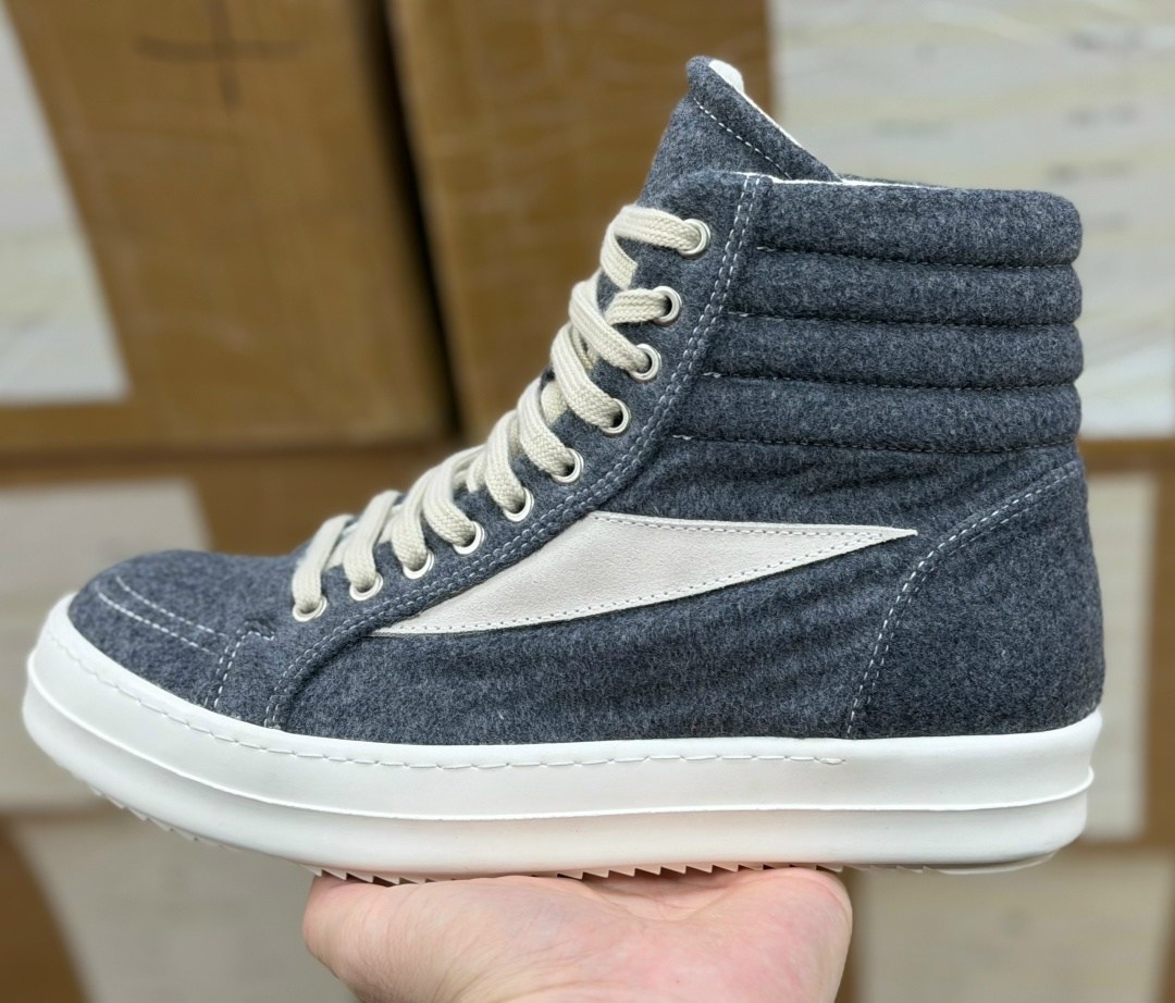 ,кроссовки rick owens,высокие кеды,кроссовки высокие,кроссовки широкие