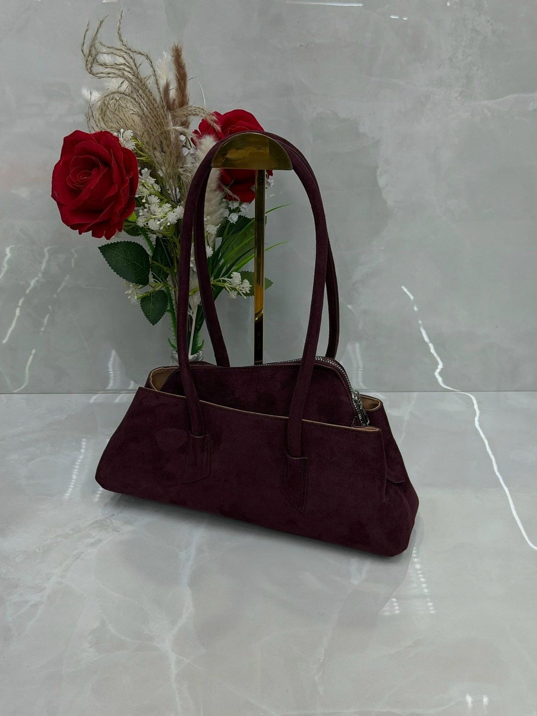 замшевая сумка,бордовая сумка,сумка саквояж из натуральной замши shapely bags,сумка,сумка женская замшевая