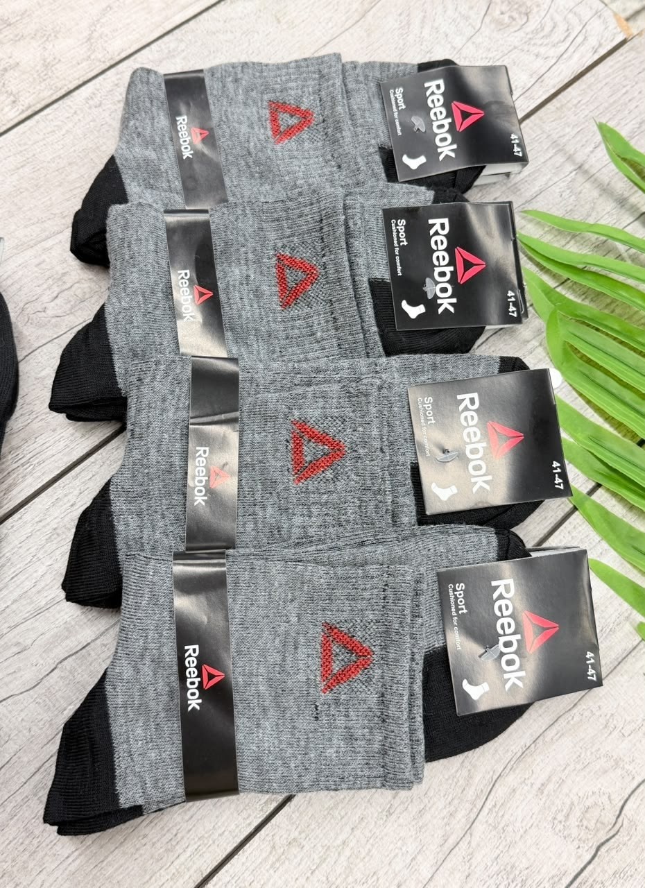 носки reebok,носки мужские reebok набор средней длины,носки спортивные reebok,носки reebok средние,мужской носки