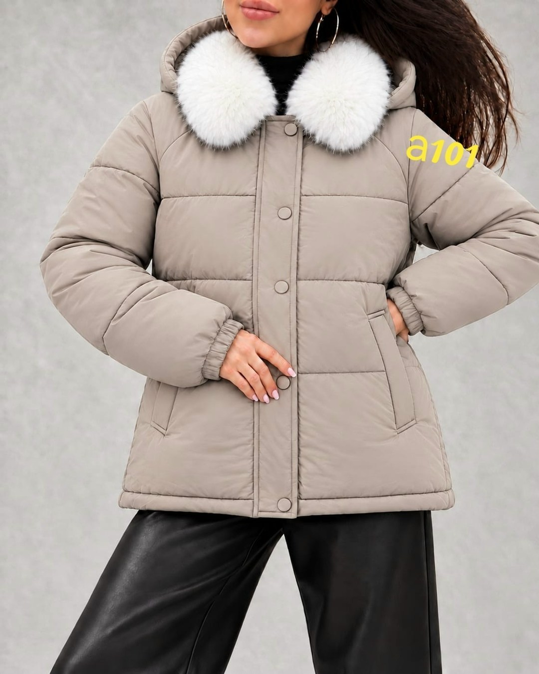куртка женская зимняя,куртка короткая зимняя экокожа с мехом dh fashion,женская куртка,куртка,зимняя куртка
