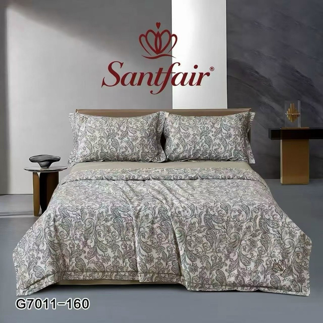 комплект постельного белья с одеялом santfair,santfair комплект постельного белья,комплект постельного белья,комплект постельного белья с одеялом,роскошный комплект постельного белья