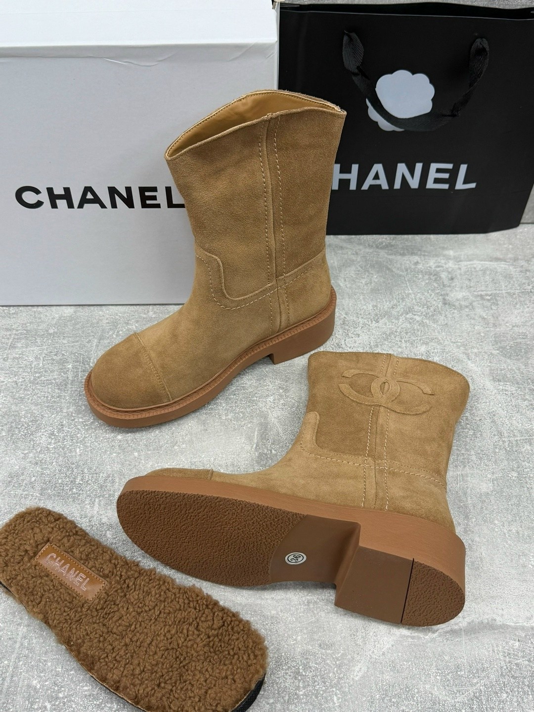 замшевые сапоги,женские сапоги,сапоги chanel,,замшевые сапоги женские