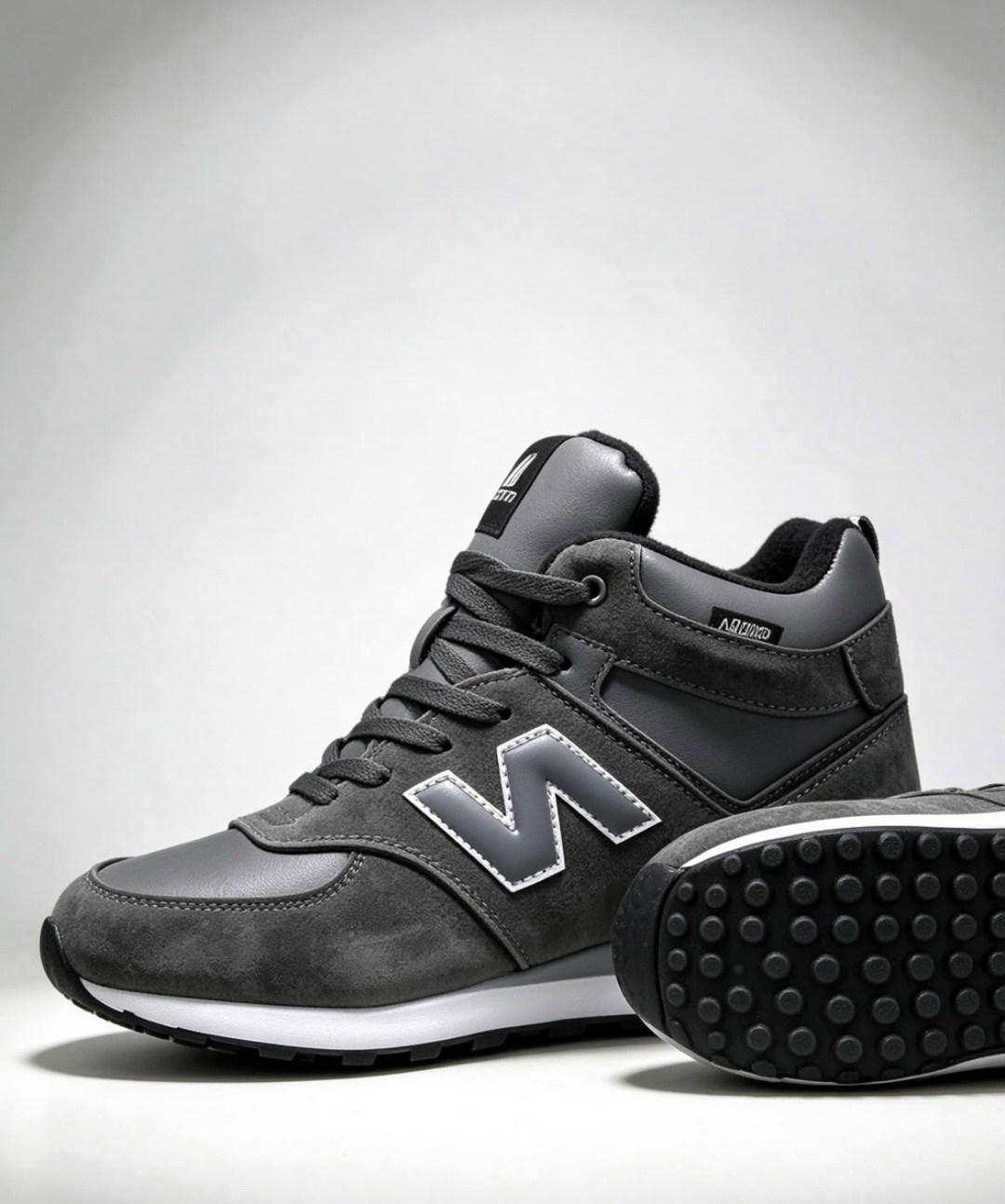 зимние кроссовки new balance 574 mid цвет серый,зимние кроссовки new balance 574 mid,кроссовки new balance 574 высокие зимние с мехом,кроссовки new balance 574 мужские зима высокие,кроссовки зимние ne