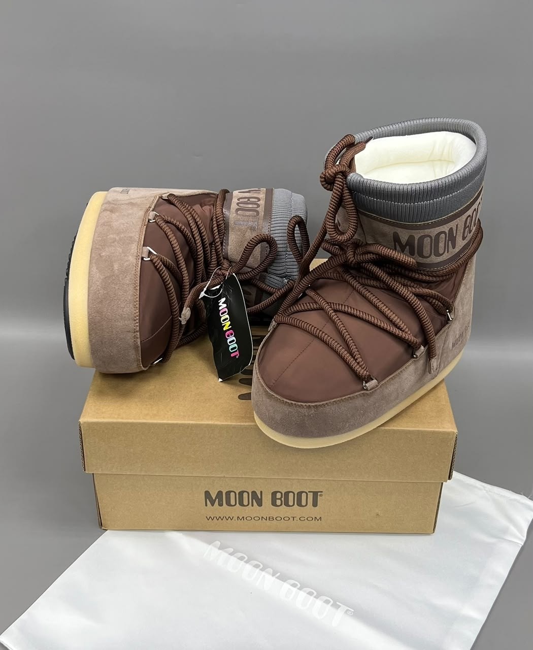 детские зимние ботинки icon nylon moon boot коричневый,зимние ботинки icon moon boot kids коричневый,ботинки moon boot,зимние ботинки moon boot,луноходы moon boot
