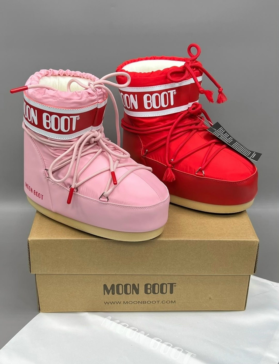 луноходы moon boot,зимние ботинки moon boot icon красный,зимние сапоги moon boot розовый,луноходы женские,moon boot зимние ботинки