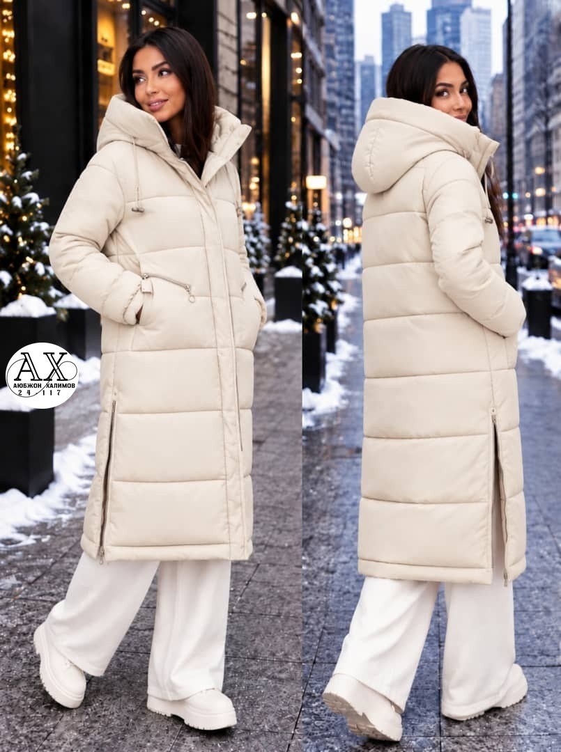 зимний пуховик длинный с капюшоном mon fashion,длинные пуховики,пуховик зимний длинный с капюшоном macio 180110327,куртка удлиненная,пуховик женский зимний с капюшоном длинный