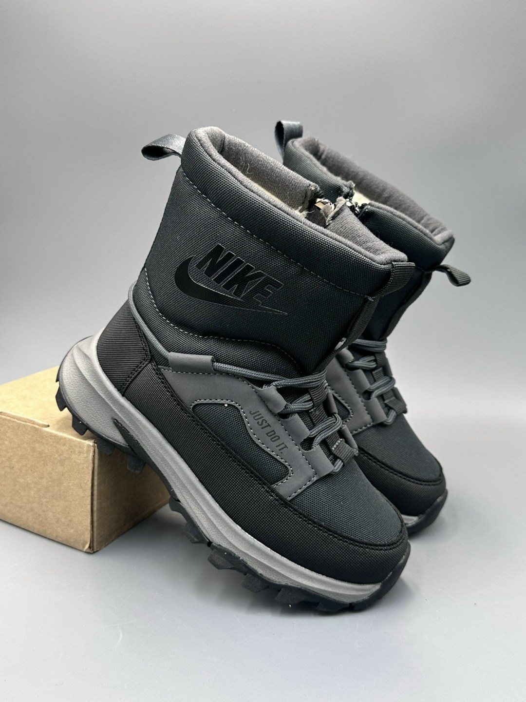 ,kids toddler black nike flex advance boots,сапоги,зимние сапоги nike,зимние дутики