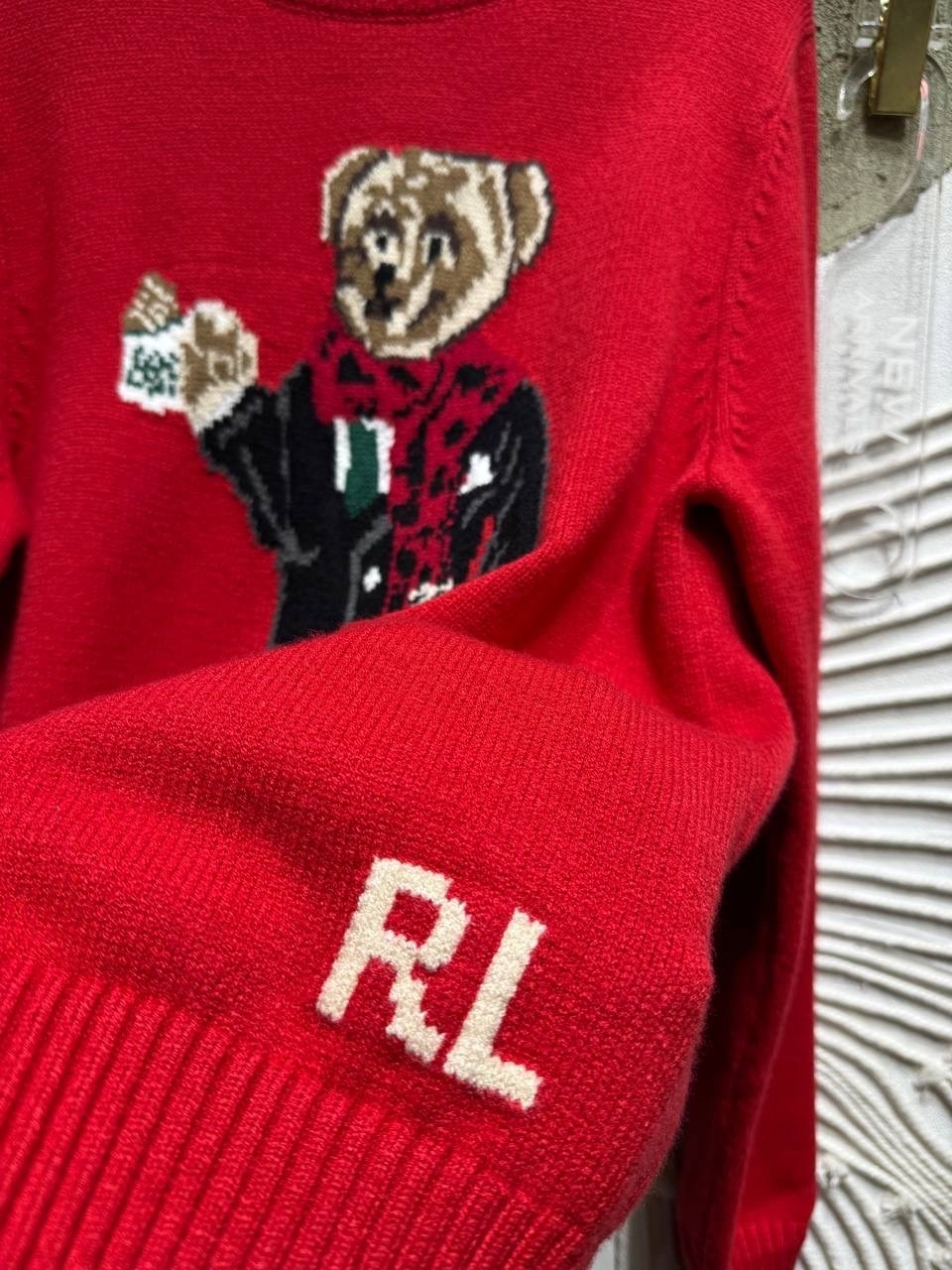 ralph lauren sweater,свитер,свитер с мишкой,свитера женские,вязаные свитера