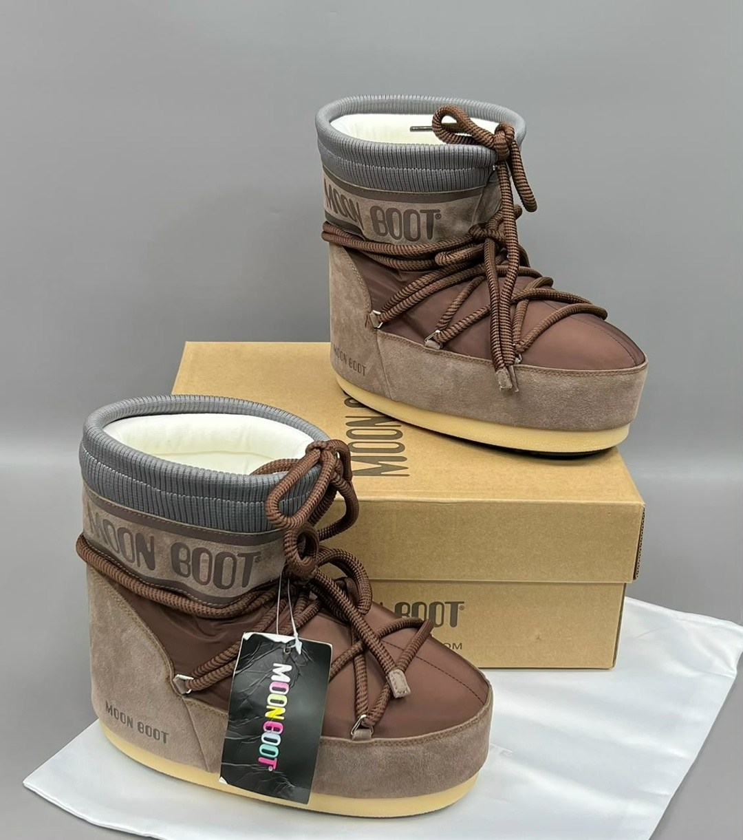 детские зимние ботинки icon nylon moon boot коричневый,зимние ботинки icon moon boot kids коричневый,ботинки moon boot,зимние ботинки moon boot,луноходы moon boot