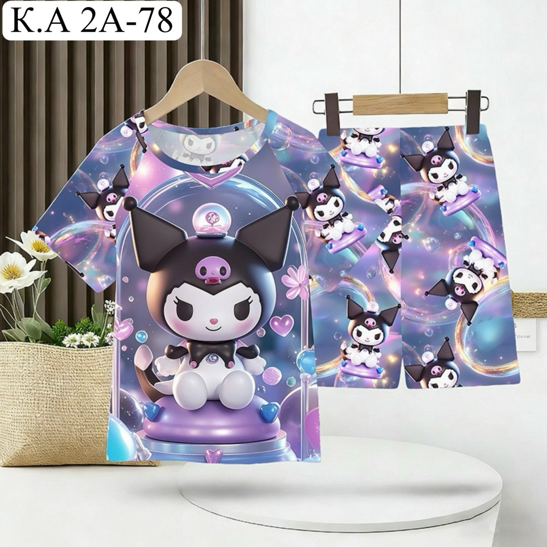 детская пижама sanrio,пижамы девочки,летняя детская пижама,пижамы sanrio для девочек,пижамы детские