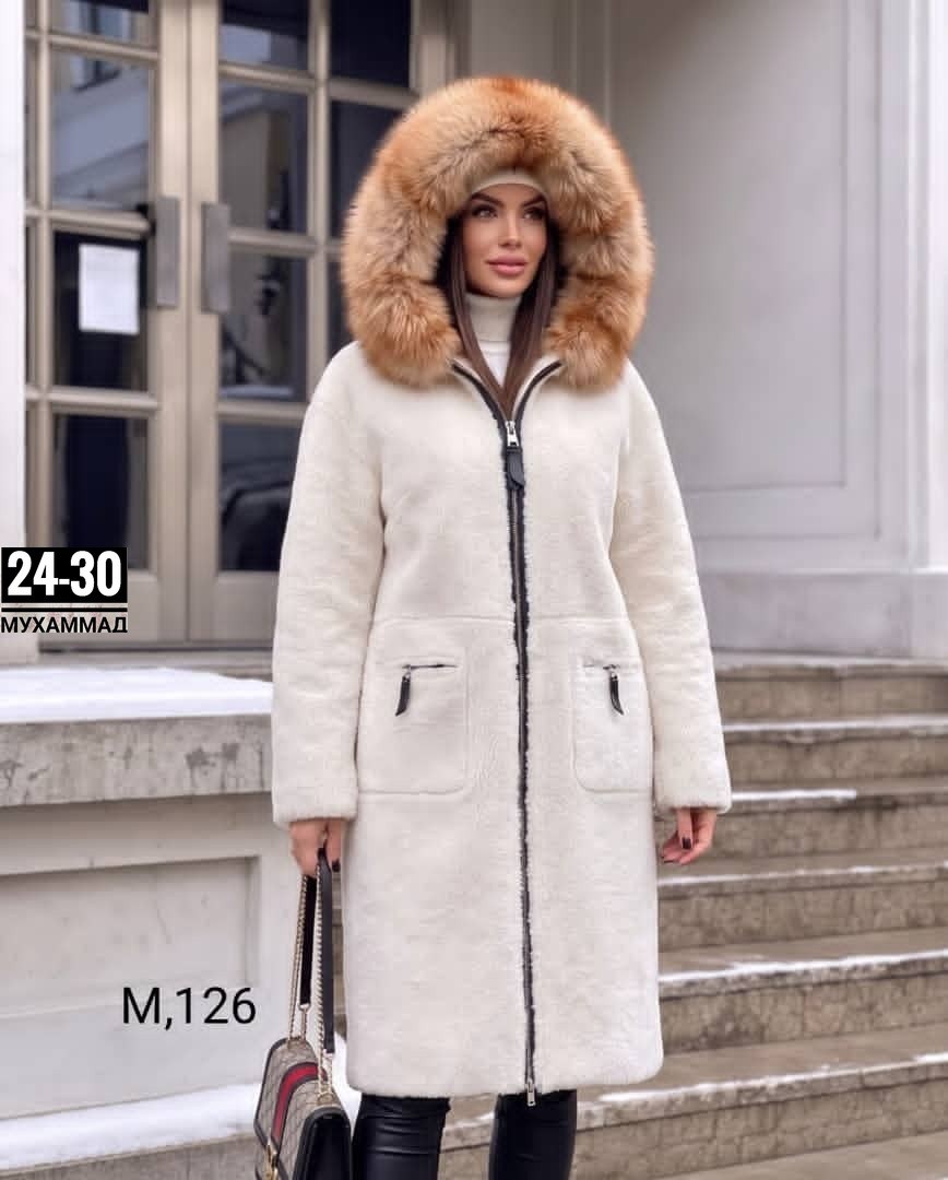 дубленка женская,стильное пальто,комбинированное пальто,пальто зима,шуба пальто