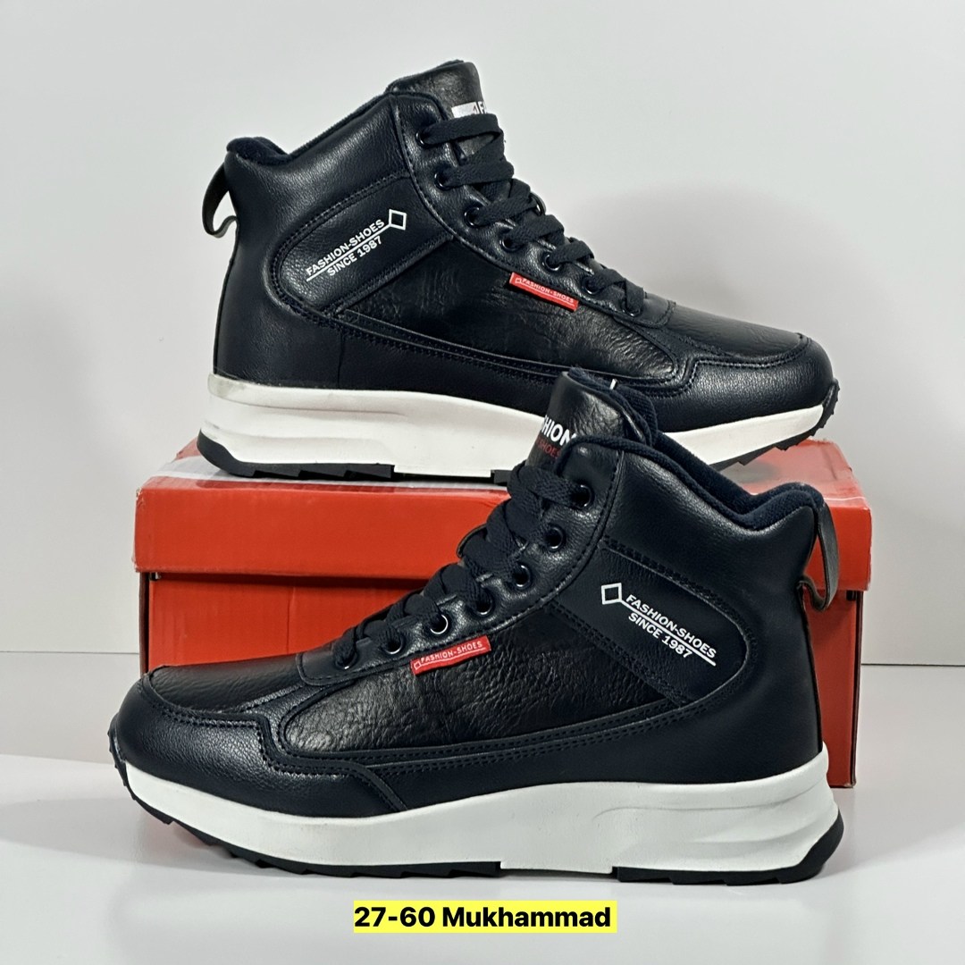 мужские кроссовки reebok зимние с мехом черные,,кроссовки мужские зимние, мужская зимняя,спортивная