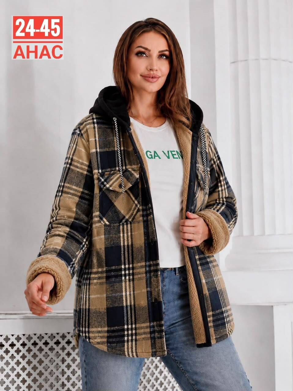 толстовка теплая,рубашка оверсайз теплая в клетку удлиненная amy store,рубашка с капюшоном,рубашка на меху,рубашка женская в клетку теплая оверсайз