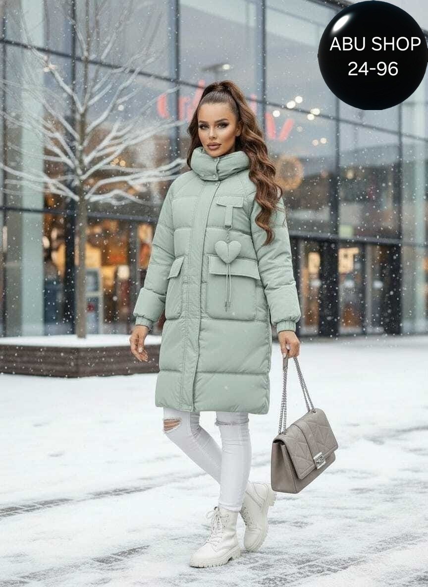 куртка зимняя длинная с капюшоном thh shop цвет мятный,куртка зимняя длинная с капюшоном thh shop,зимние куртки и пуховики,куртка зимняя женская,женская куртка