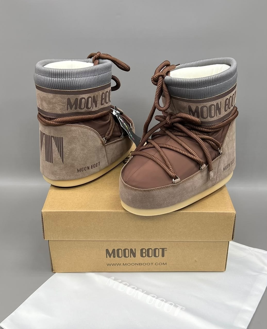 детские зимние ботинки icon nylon moon boot коричневый,зимние ботинки icon moon boot kids коричневый,ботинки moon boot,зимние ботинки moon boot,луноходы moon boot
