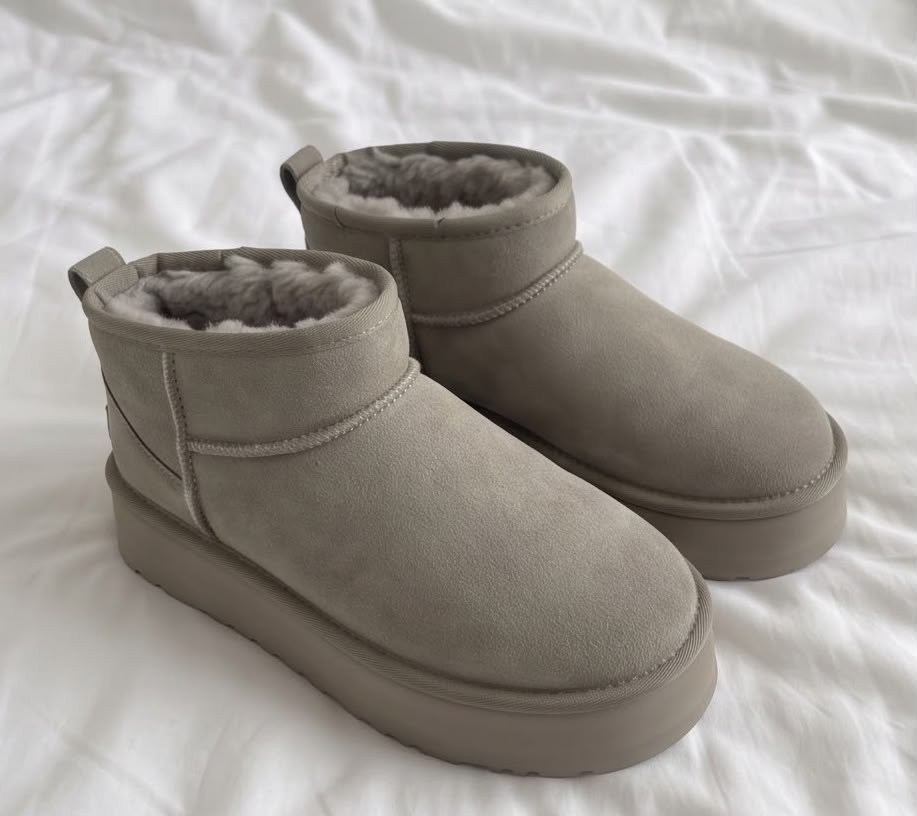 ,угги женские,угги,зимние ботинки для женщин,ugg classic mini platform women's shoes sheepskin ankle boots