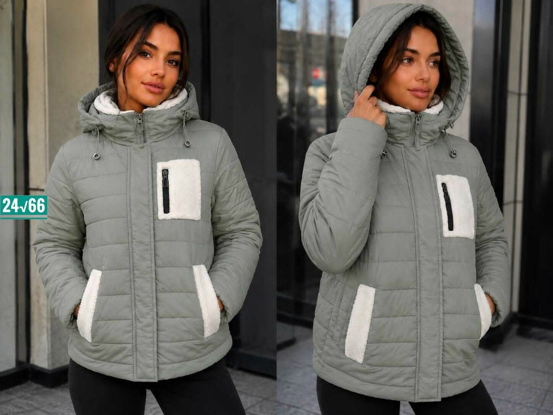 стильные куртки,женская куртка,теплая куртка,куртка комбинированная,куртка