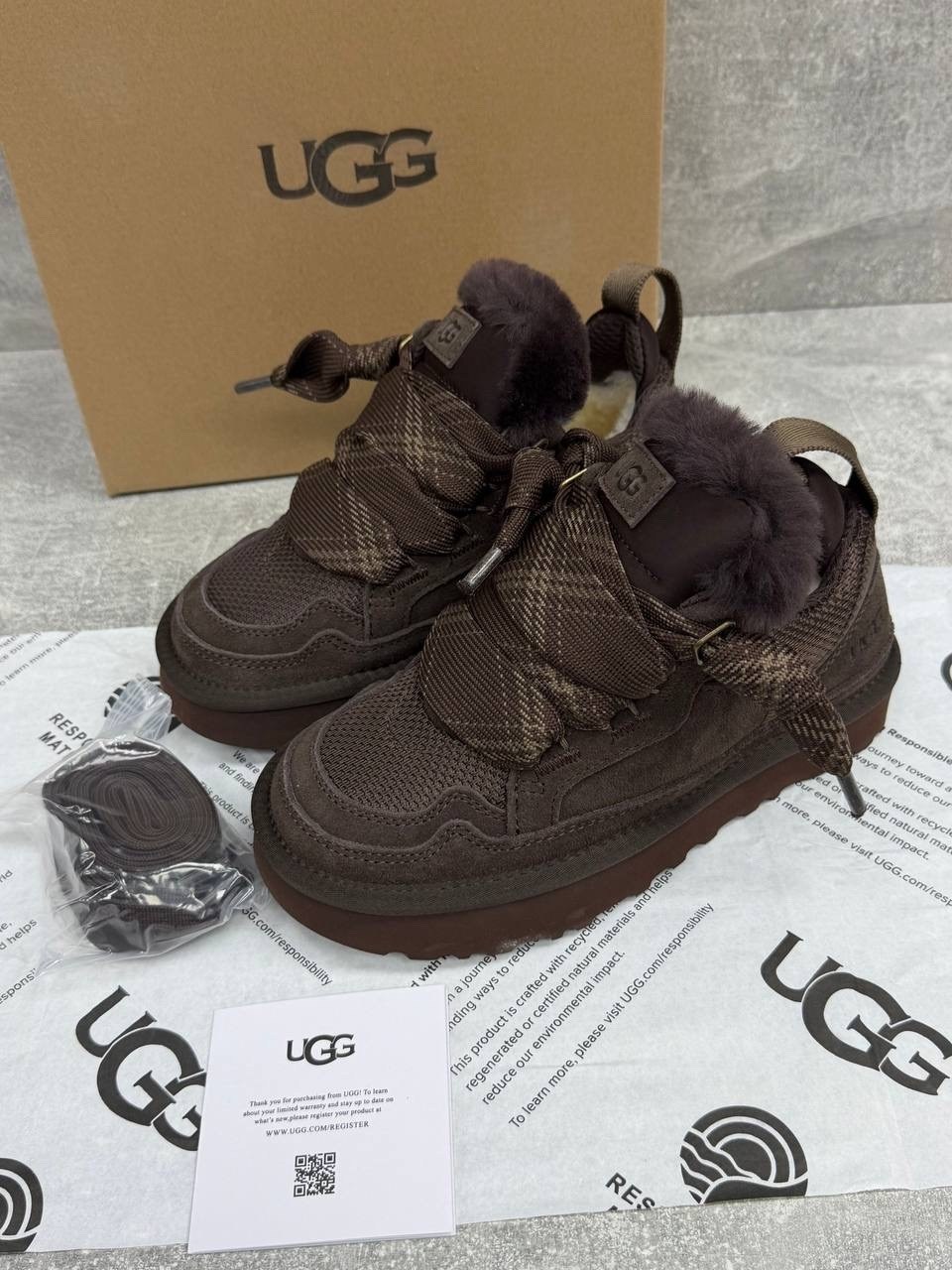 ,кроссовки ugg,теплые кроссовки,зимняя ,ugg lowmel sneaker