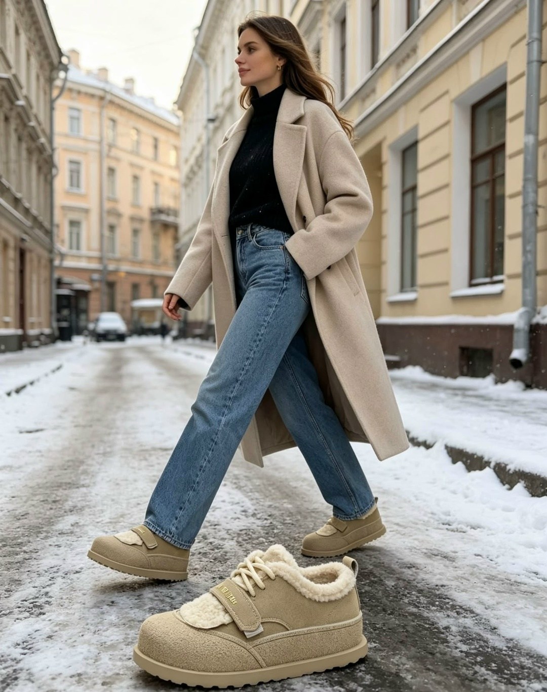 женская зимняя ,,зимняя ,женские угги, теплая