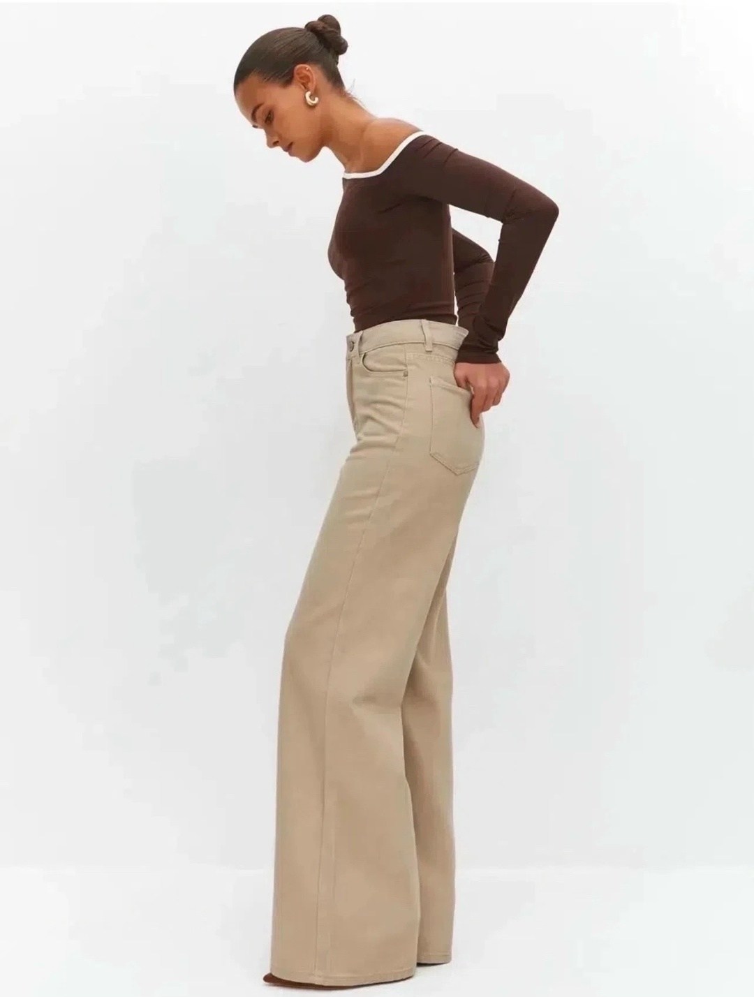 бежевые брюки,широкие брюки,джинсы брюки,джинсы широкие прямые палаццо,брюки с высокой талией