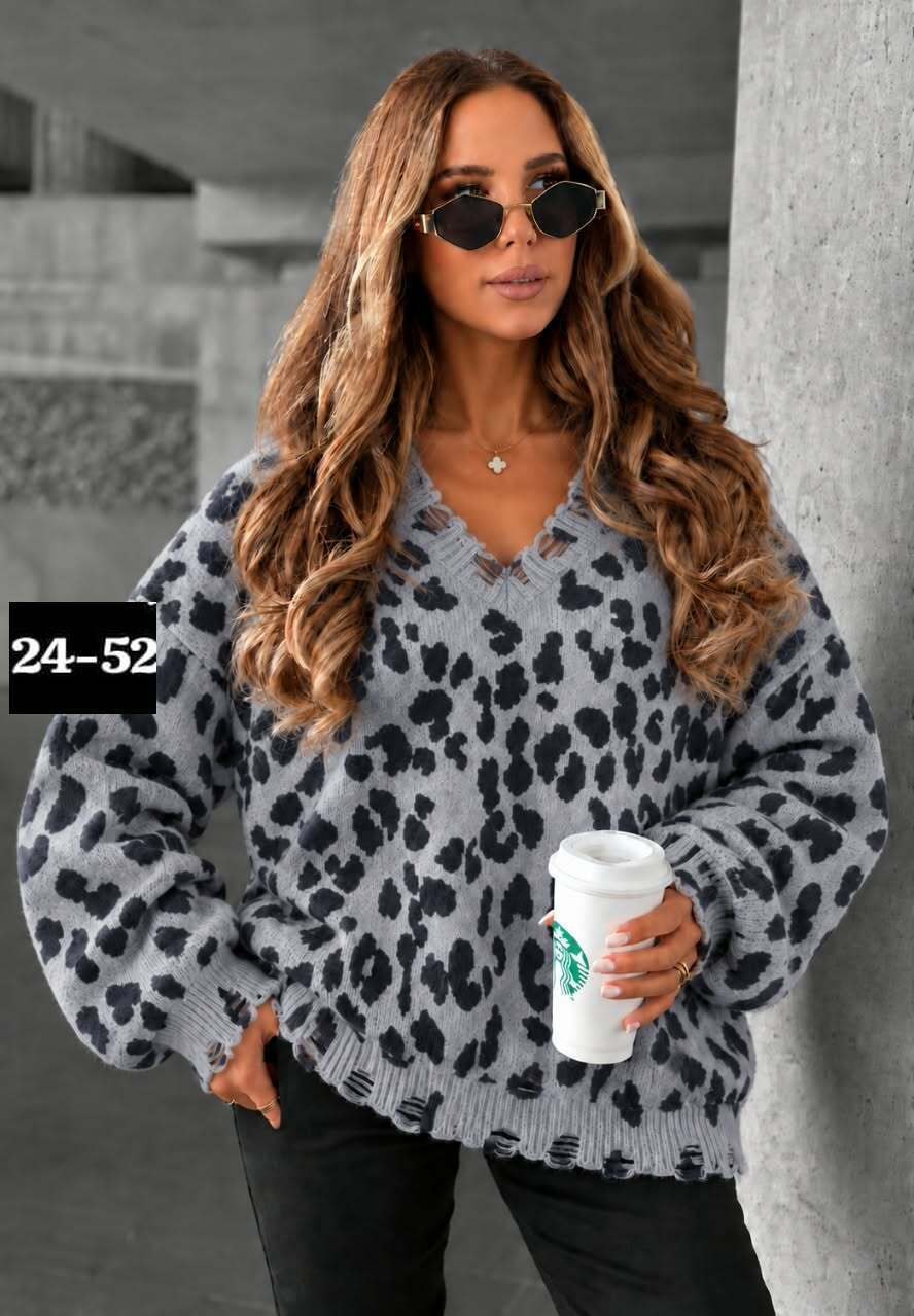 модные свитера,женская кофта,свитер женский,свитер для женщин,свитер с леопардовым принтом