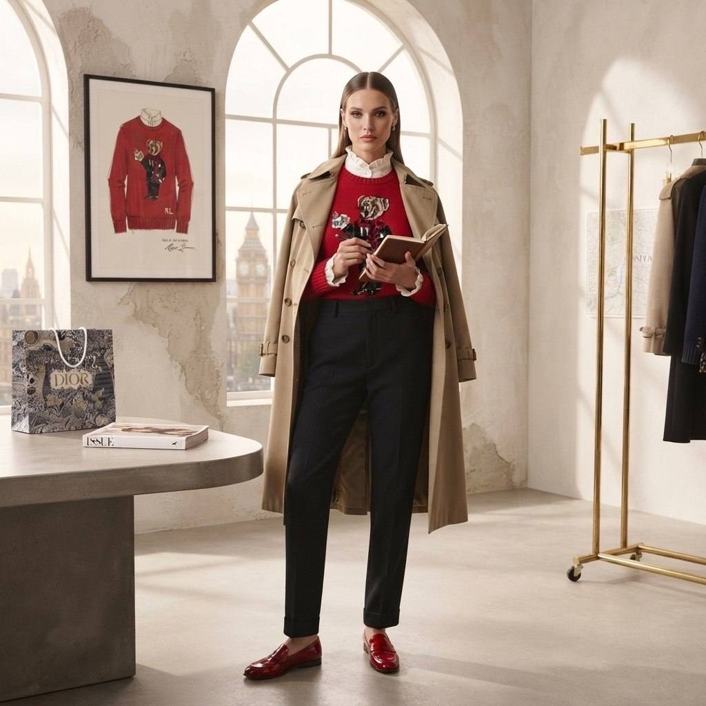 ralph lauren sweater,свитер,свитер с мишкой,свитера женские,вязаные свитера