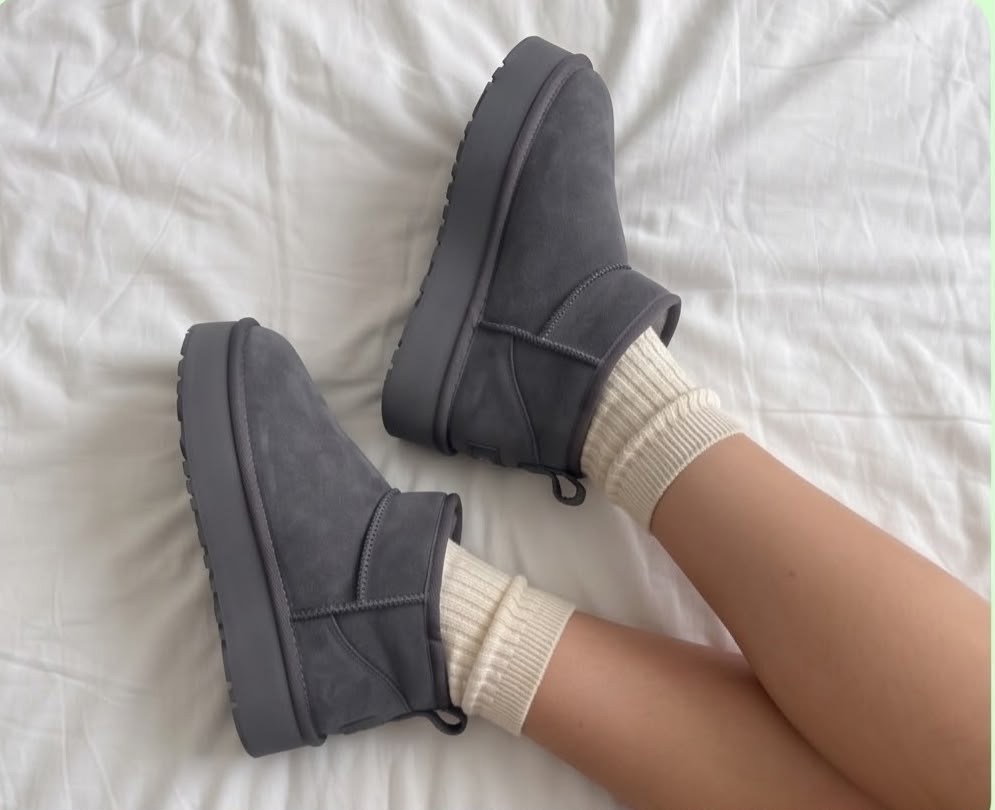 ,угги женские,угги,зимние ботинки для женщин,ugg classic mini platform women's shoes sheepskin ankle boots