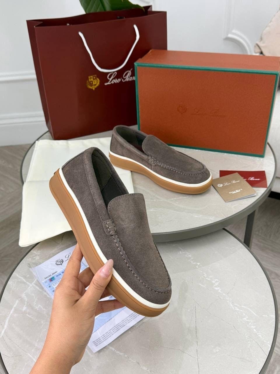 лоферы из натуральной замши loro piana,слипоны из натуральной замши,лоферы loro piana,,лоферы женские loro piana